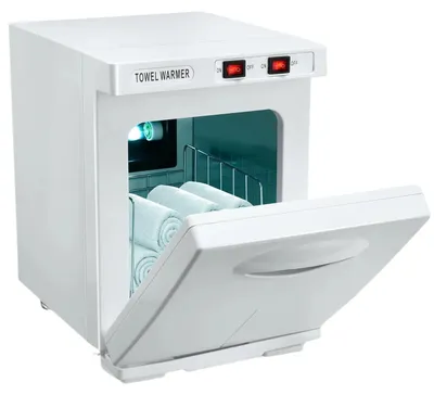 Immagine prodotto di Asciugamano sterilizzatore riscaldabile, tecnologia di disinfezione, riscaldamento rapido, BIANCO