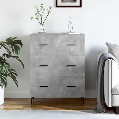 Produktbild von vidaXL Sideboard Betongrau 69,5x34x90 cm Holzwerkstoff