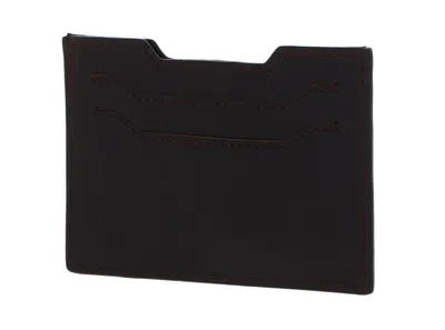 Produktbild von BUCKLE & SEAM Leder Kartenhalter Palma Credit Card Holder Brown dunkelbraun