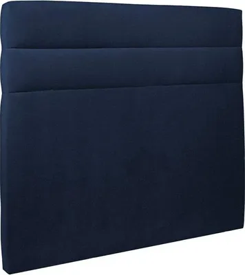 Productafbeelding van Hoofdeinde, model Linien – Oceaanblauwe fluweelstof, 150 cm