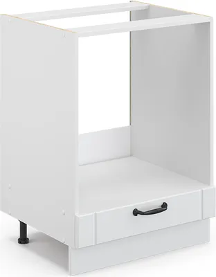 Produktbild von Vicco Herdumbauschrank Fame-Line, 60 cm ohne Arbeitsplatte, Weiß Landhaus/Weiß