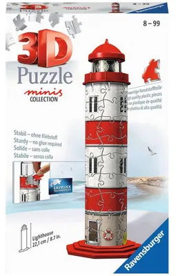 Image de Ravensburger 3D Puzzle 11273 - Mini phare - 54 pièces - dès 8 ans