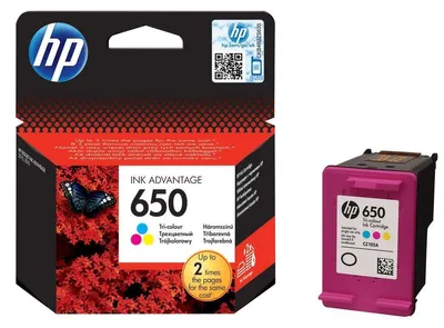 Immagine prodotto di HP 650 Cartuccia Originale Ink Advantage Tricolore CZ102AE 200 Pagine