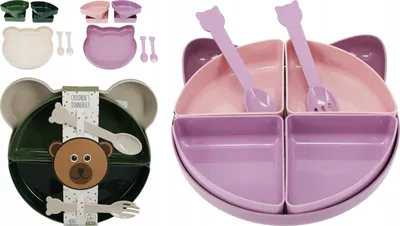 Image de Set pour enfants Vaisselle & couverts Set en plastique 7 pièces