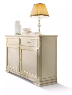 Image de Commode Buffet Armoire en bois Meubles italiens Commodes Beige