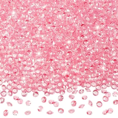 Acrylkristalle rosa 3 mm 12.000 Stück Diamantform Strass