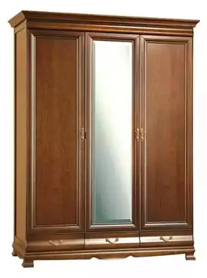 Produktbild von Kleiderschrank Regale Schrank mit Spiegel Regal Garderobe Aufbewahrungs