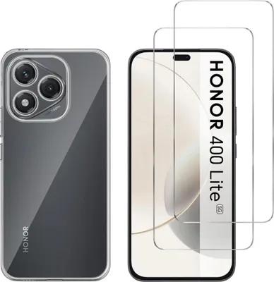 Image de Housse pour Honor 400 Lite 5G avec 2 protections d'écran en verre trempé Phonillico®