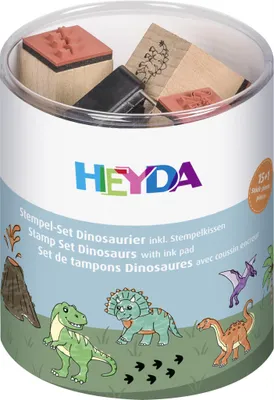 Obrázok produktu pre Súprava pečiatok "Dinosaurus" | 15×15 mm