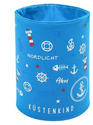 Produktbild von Leoberg Kinder Multifunktionstuch Outdoortuch Mädchen Jungen - Schlauchschal Halstuch Maritim in 104104-Blau-54