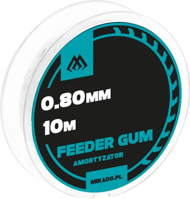 Produktbild von 10m FEEDER POWER GUM CLEAR Feedergum Shock Absorber Feedermontage Ø1,0mm/ ca.8kg