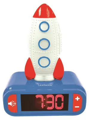 Produktbild von Lexibook, Rocket Nachtlicht-Wecker, RL800SPCLXB