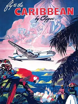 Leinwanddruck Caribbean 60x80 cm, Kunstdruck