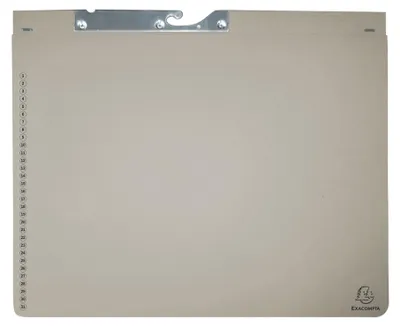 Produktbild von Exacompta Pendelhefter mit 2 Abheftvorrichtungen 275x318mm Grau