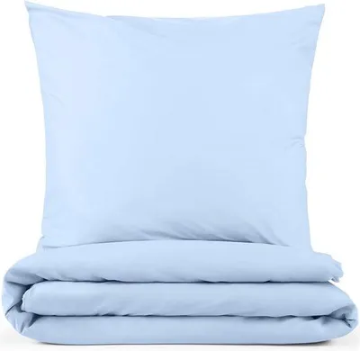 Produktbild von Famanu Bettwäsche 140 x 200 cm, Kissenbezug 40 x 80 cm, atmungsaktive Mikrofaser, superweiche Bettwäsche, -, 2-teilig, hellblau