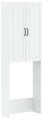 Productafbeelding van vidaXL Toiletkast UTRECHT, wit, 66 x 25,5 x 190 cm, houtvezel