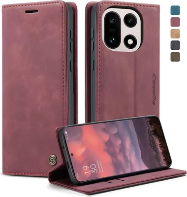 Produktbild von CaseMe 013  OnePlus 15 Hülle Klapphülle Geldbörse - Rot