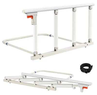 Image de Barrière de lit pliable pour la sécurité des personnes âgées