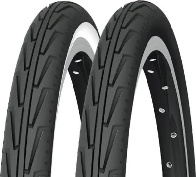 Produktbild von Michelin Reifen City J 37-390 Schwarz/Weiß
