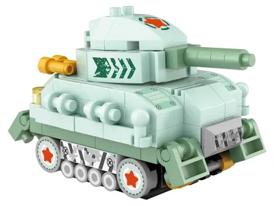 Produktbild von Klemmbaustein-Modellbausatz Panzer 8618, 170 Teile