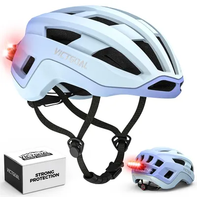 Produktbild von VICTGOAL Rennrad Helm Herren Damen mit Magnetischen Rücklicht, Magnetknöpfe