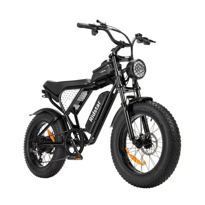 Productafbeelding van Ridstar Q20 Elektrische Fiets - 48V15Ah Batterij 20 Inch Banden Mechanische Schijfrem - Zwart