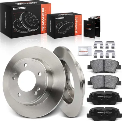Image de Frankberg 2x disques de frein 4x plaquettes de frein essieu arrière pour Hyundai i30 GD i30 Coupe i30 Kombi GD 1.4L 1.6L année à partir de 2011