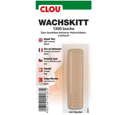Produktbild von Wachskittstangen Farbe 1350 buche 15 g