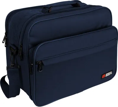 Produktbild von Enrico Benetti Arbeitstasche Umhängetasche Herrentasche XXL Querformat Blau