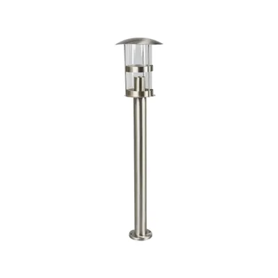 Produktbild von Lindby Wegelampe Noemi, grau, Edelstahl, 80 cm, IP44