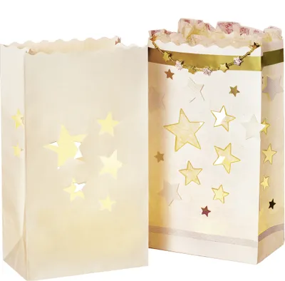 Produktbild von Lichtbeutel Blanko Stern klein