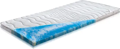 Produktbild von Matratzentopper Aquasoft Gelschaum 160 x 200 8cm Matratzenauflage
