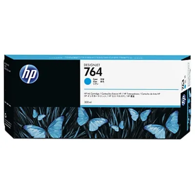 Produktbild von HP 764 Druckerpatrone cyan, 300 ml, HP Designjet T3500 Produktions-eMFP-Serie, Thermal Inkjet, Cyan, C1Q13A, Singapur, 283 mm