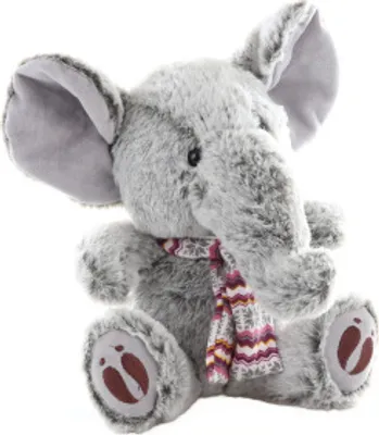 Image de Éléphant en peluche 25 cm
