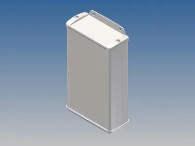 Image de Boîtier En Aluminium - Blanc - 145 X 85 8 X 36 9 Mm - Avec Bride