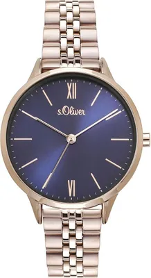 Produktbild von s.Oliver Damen Uhr Armbanduhr Edelstahl SO-4214-MQ