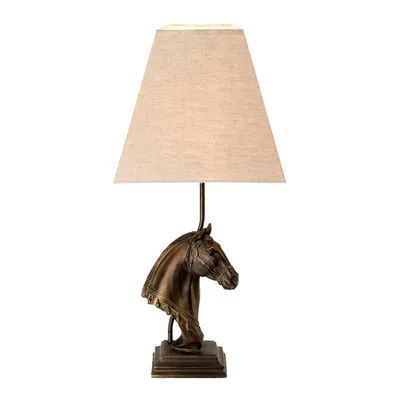 Immagine prodotto di Abatjour Contemporaneo Eclipse Materie Plastiche Bronzo Tessuto 1 Luce E27