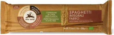 Produktbild von MAKARON (Z PŁASKURKI RAZOWY) SPAGHETTI  500 g - ALCE NERO