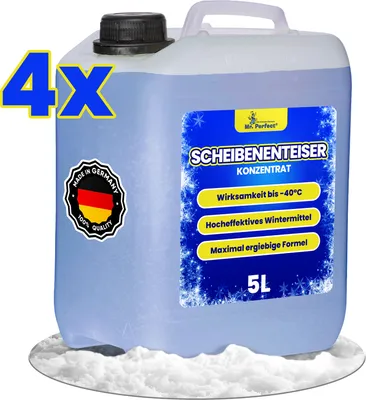 Produktbild von Mr. Perfect Scheiben Enteiser 4x5L - Effektiver Auto Scheibenenteiser