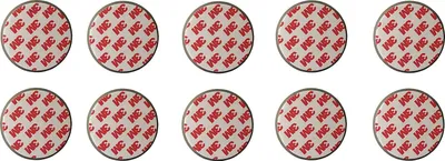 Produktbild von Rauchmelder Magnethalter - 10er Set - Selbstklebend für alle gängigen Rauchmelder - 3M Klebepads mit Magnethalterung zur einfachen Befestigung ohne Bohren und Schrauben