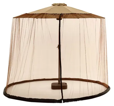 Produktbild von INF Hängendes Mückennetz Polyester 335 x 230cm für Sonnenschirm Terrasse