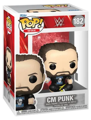 Produktbild von Funko FK86393 - WWE POP! Vinyl Figur CM Punk 9 cm -