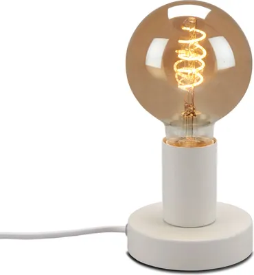 Produktbild von Tischleuchte BRILONER LEUCHTEN TEEPU, 10 W, IP20, weiß, Metall, exkl. 1x E27, Ø 10 cm