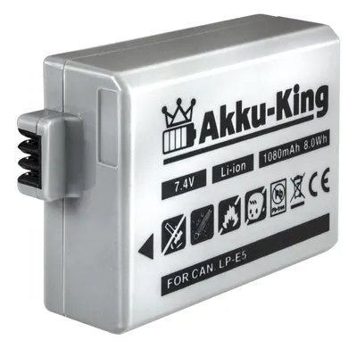 Produktbild von Akku-King 6152705, Canon, 1080 mAh, 7,4 V, Lithium-Ion (Li-Ion)
