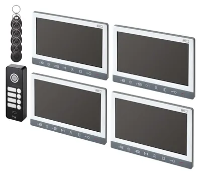 Sada videotelefonu EM-10AHD pro 4 účastníky