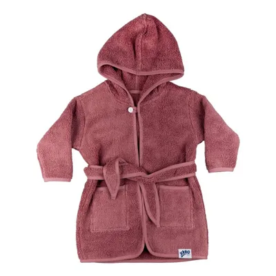 Obrázok produktu pre XKKO Organic BIO Bavlnený župan - Mesa Rose 6-12m