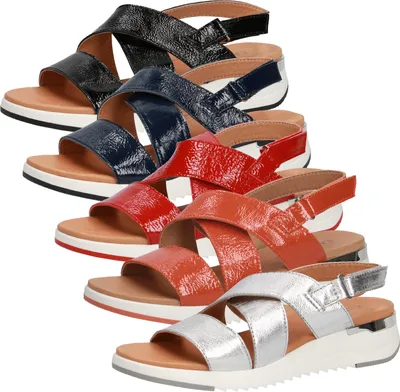 Produktbild von Caprice Damen Sandalen Keilabsatz Sandaletten 9-28702-26, Größe:37 EU, Farbe:Schwarz