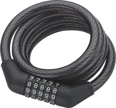 Produktbild von Fahrradschloss ZOLI 87620, 10 mm x 120 cm, 5-stelliger Zahlencode, Spirale