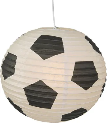 Zdjęcie produktu dla Lampion piłka nożna z motywem balonu papierowa lampa wisząca do pokoju dziecięcego
