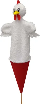 Obrázok produktu pre Maňuška na tašku sliepka 55 cm pestrofarebná, 11360B